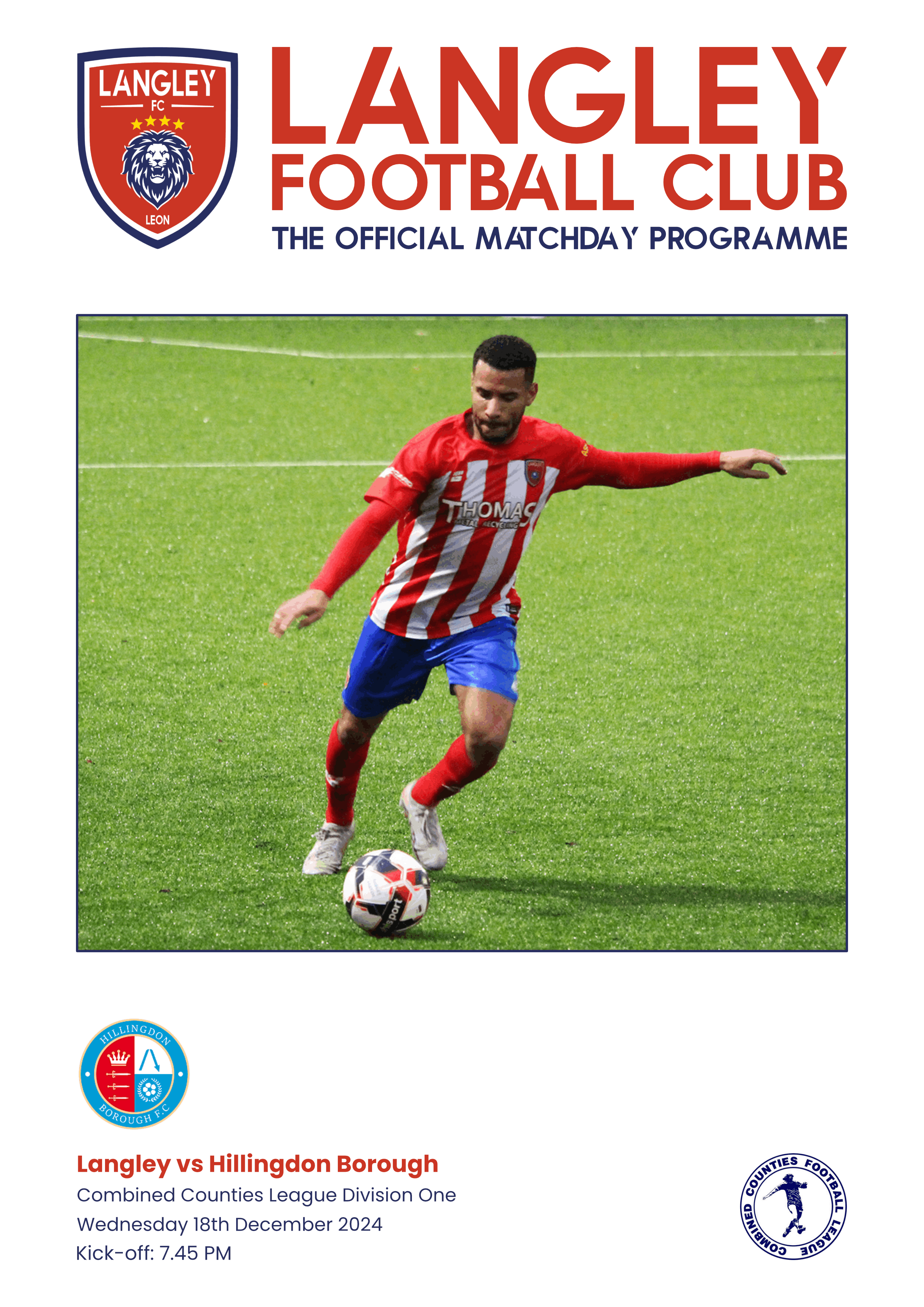 Langley FC v Hillingdon Borough FC